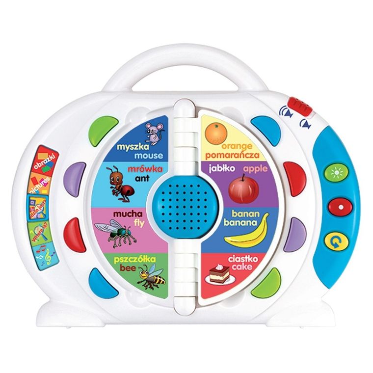 Smily Play, książeczka polsko-angielska, zabawka edukacyjna