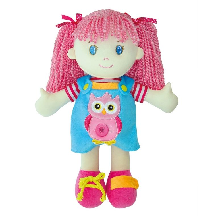 Smily Play, lalka szmaciana, edukacyjna, 33 cm
