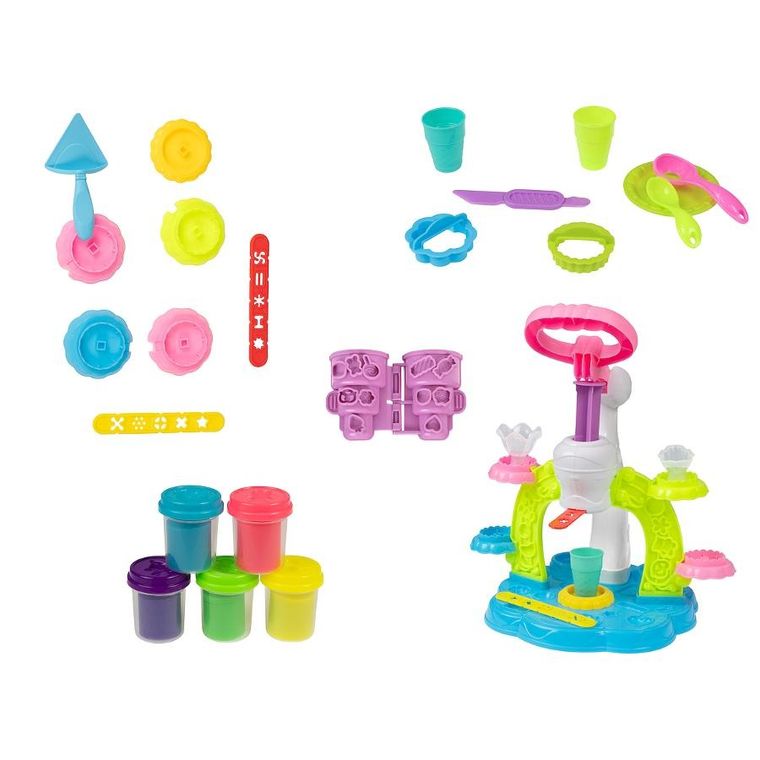 Smily Play, lodziarnia, masa plastyczna z akcesoriami