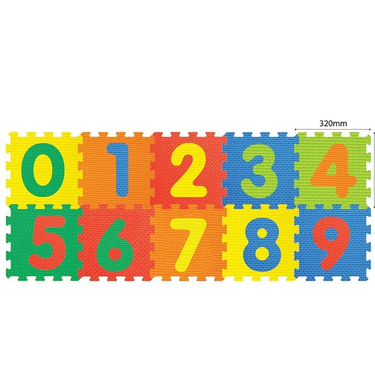 Smily Play, mata piankowa, cyfry, 10 elementów