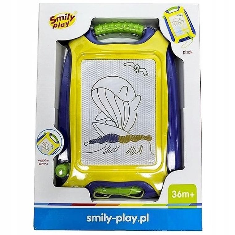 Smily Play, tablica edukacyjna, znikopis