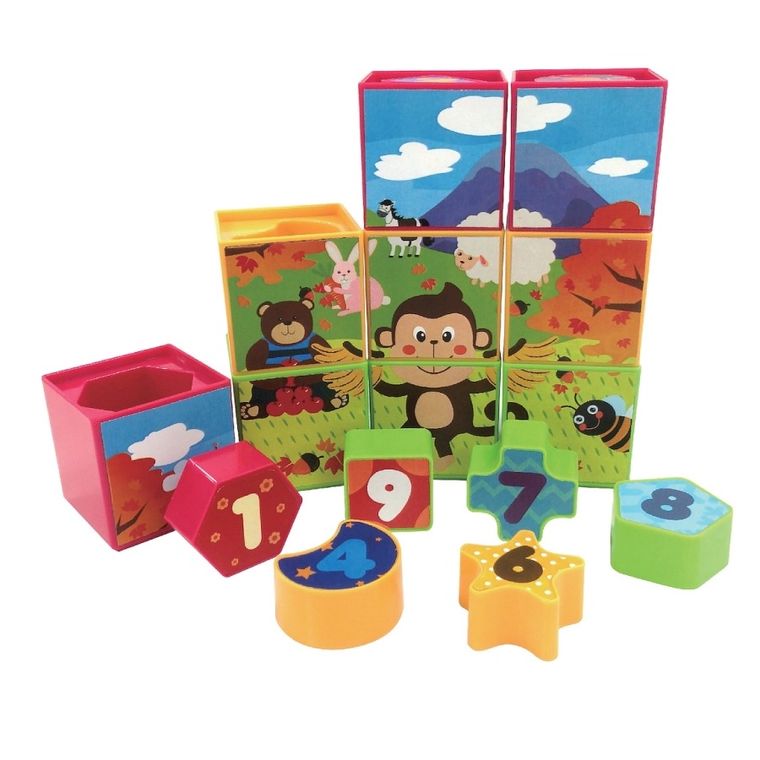 Smily Play, układanka obrazkowa, sorter, 2w1