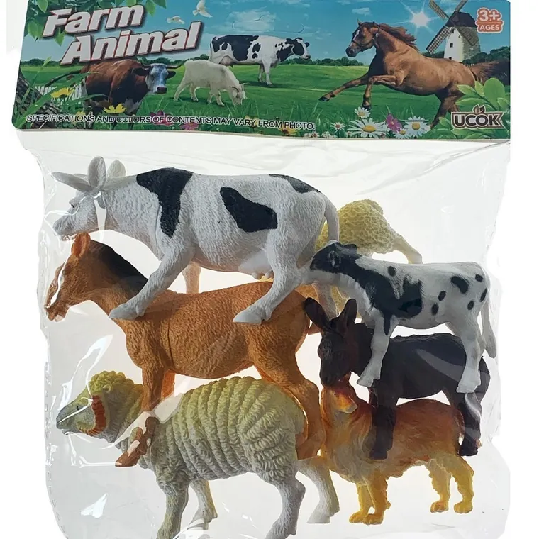 Smily Play, zwierzęta na wsi, zestaw figurek, 7 szt.