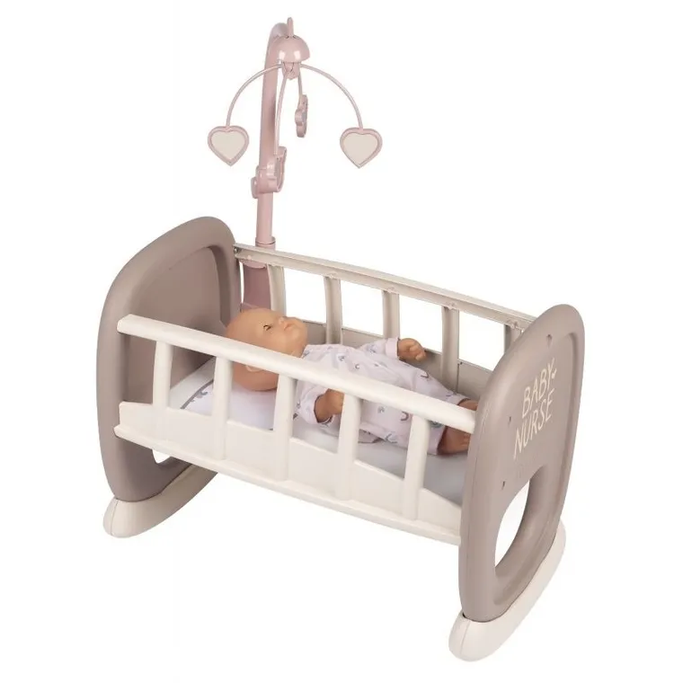 Smoby, Baby Nurse, kołyska z karuzelką