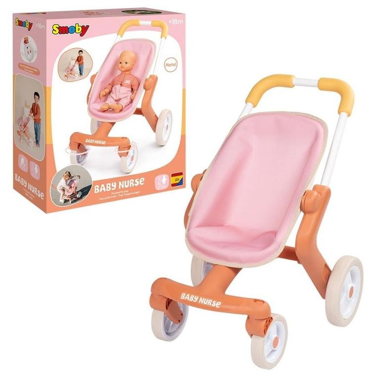 Smoby, Baby Nurse, Mój pierwszy wózek spacerówka dla lalek