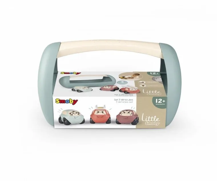 Smoby, Little, skrzyneczka z samochodzikami