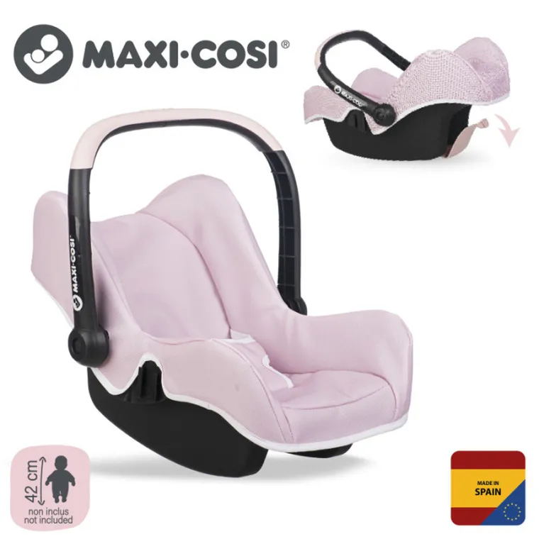 Smoby, Maxi Cosi, nosidełko dla lalek, różowe