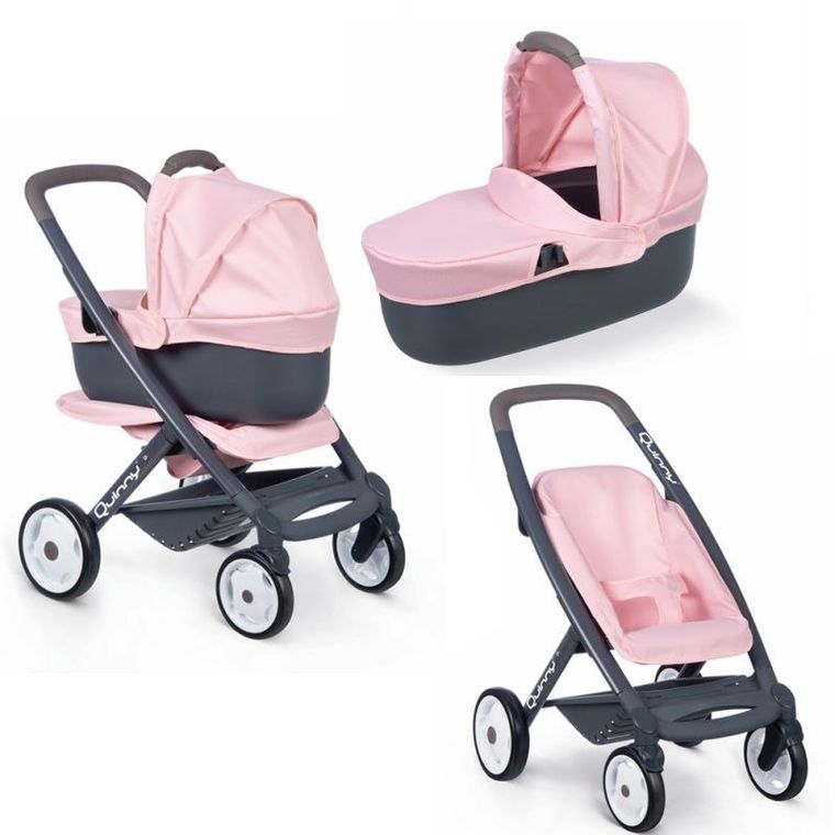 Smoby, Maxi Cosi, wózek dla lalek 3w1