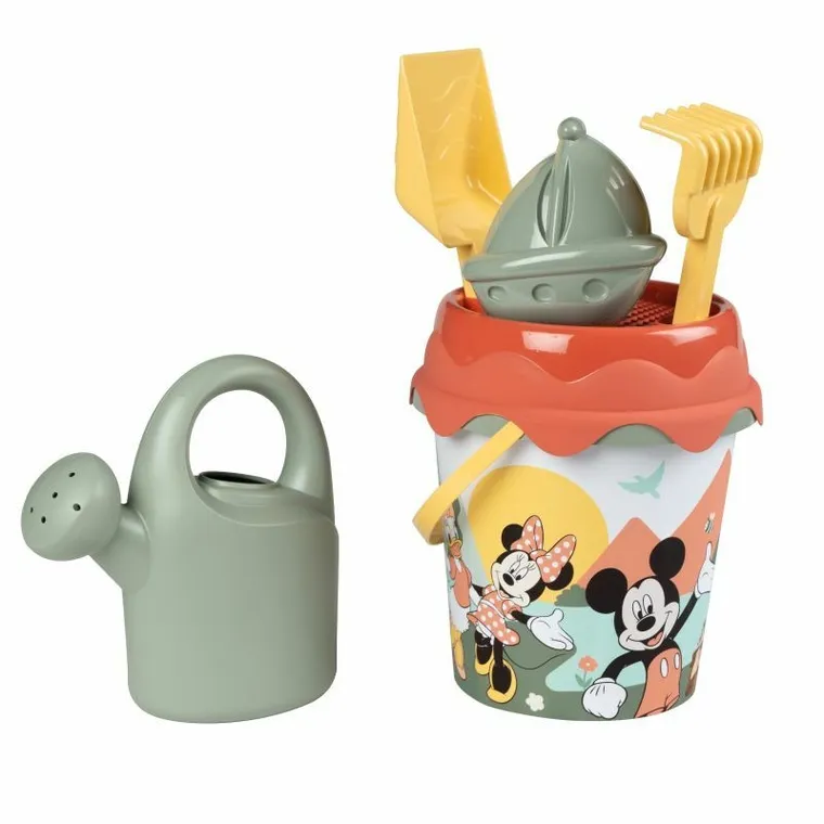 Smoby, Myszka Miki, wiaderko z akcesoriami, 17 cm