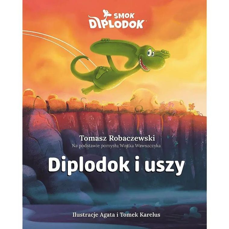 Smok Diplodok i uszy