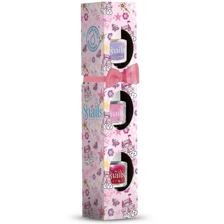 Snails, Princess Dream, zestaw lakierów do paznokci, 3 szt.