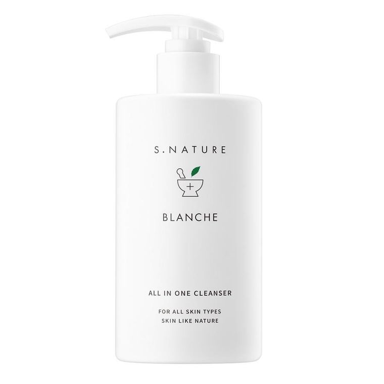 S.Nature, Blanche All In One Cleanser, nawilżający żel do mycia twarzy i ciała, 260 ml