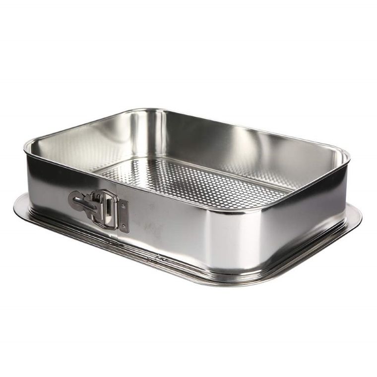 SNB, forma, tortownica, prostokątna, fakturowane dno, 34-24-8 cm