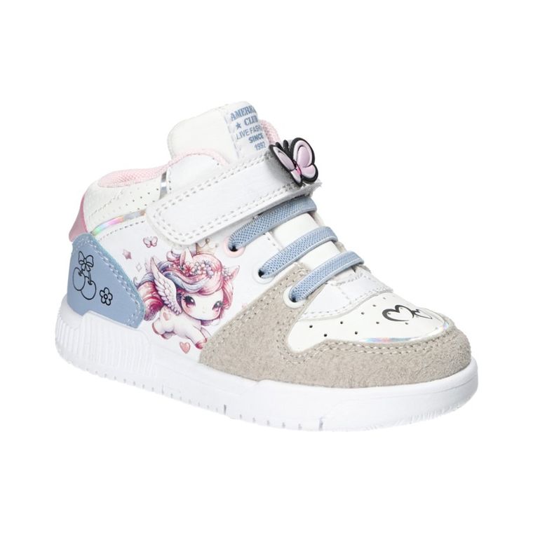 Sneakersy dziewczęce, białe, American Club