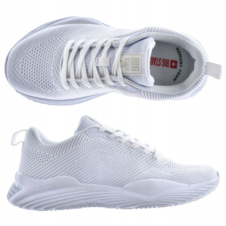 Sneakersy męskie, białe, Big Star