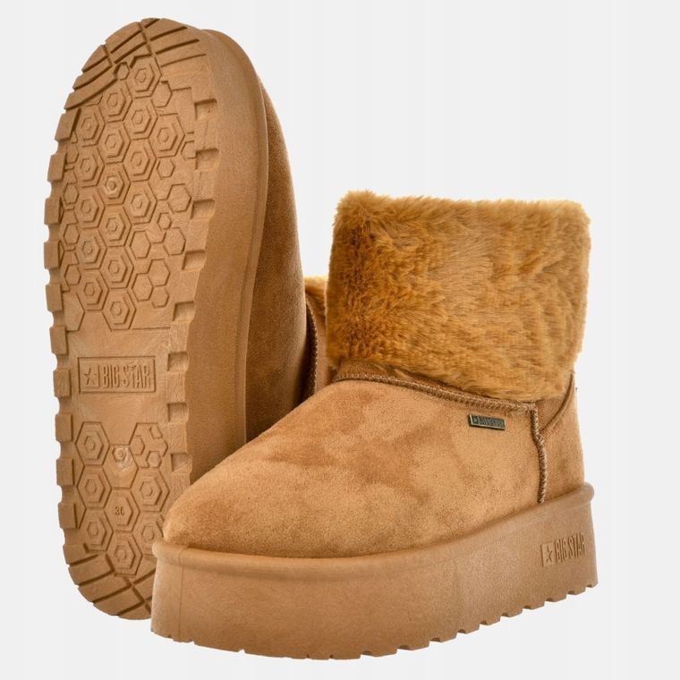 Śniegowce damskie, brązowe, Big Star