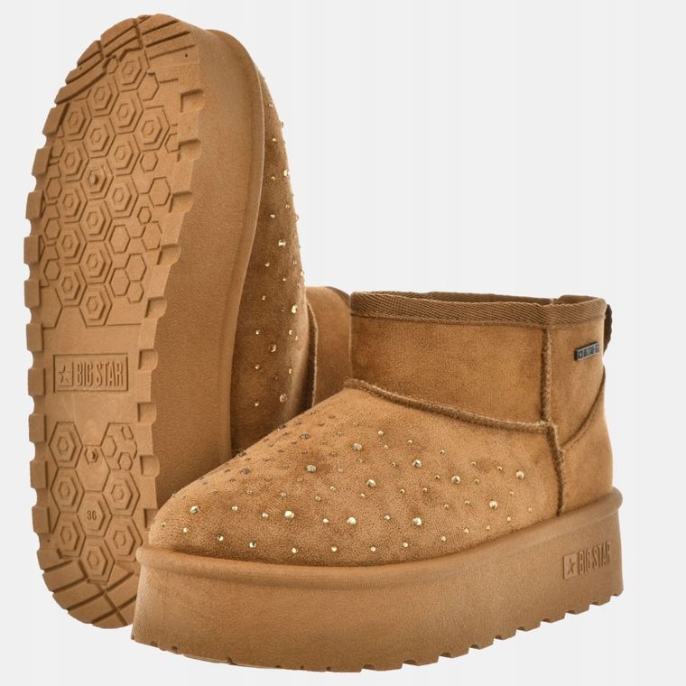 Śniegowce damskie, brązowe, Big Star
