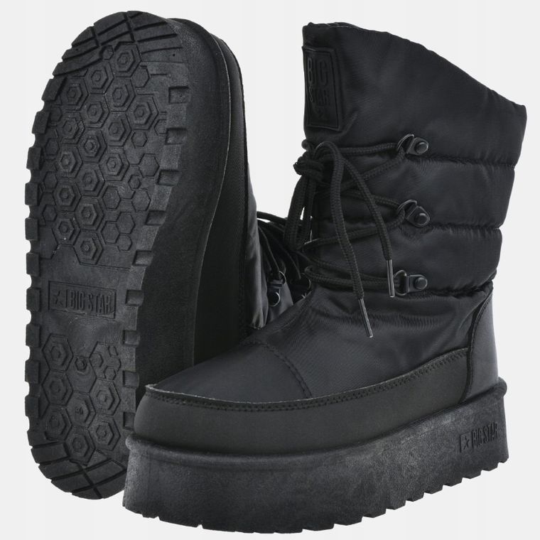 Śniegowce damskie, czarne, Big Star