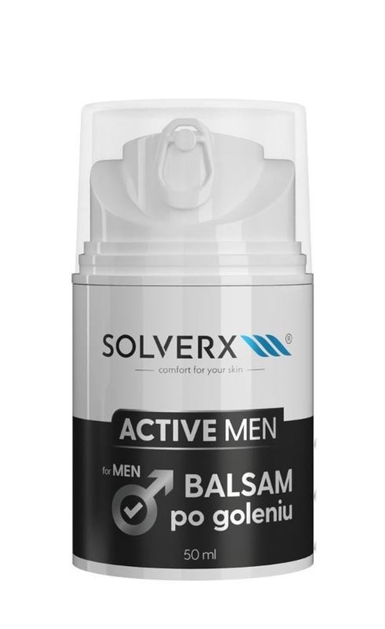 Solverx, Active Men, balsam po goleniu, 50 ml