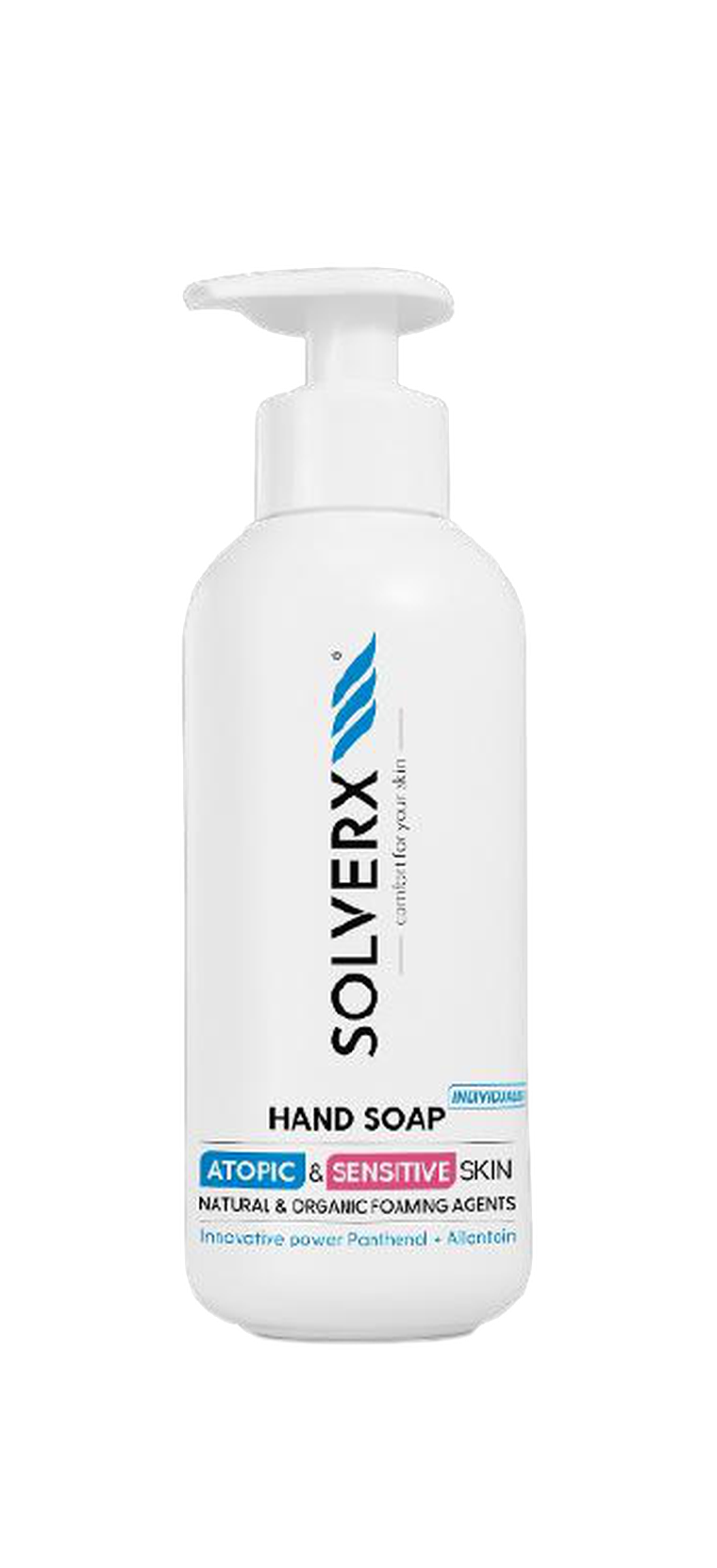 Solverx, Atopic&Sensitive, Hand Soap, mydło do rąk, individualist, 250 ml