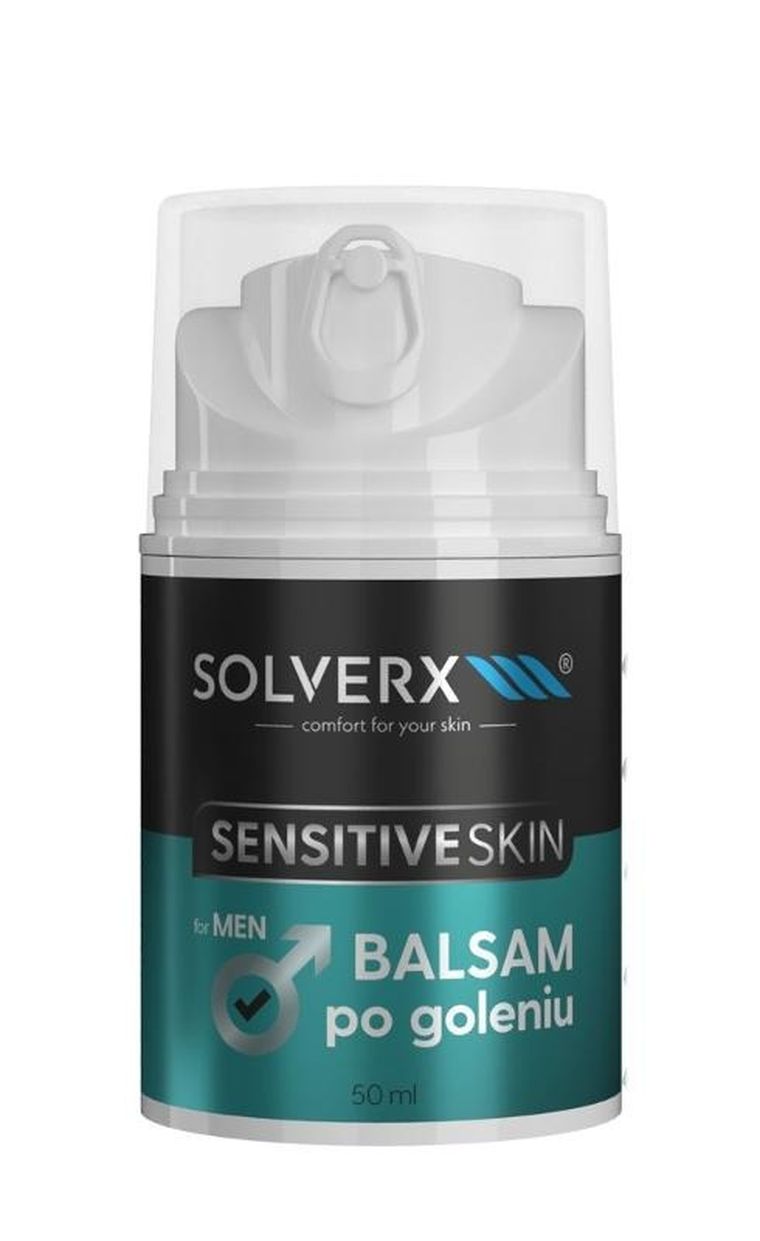 Solverx, Sensitive Skin Men, balsam po goleniu, 50 ml