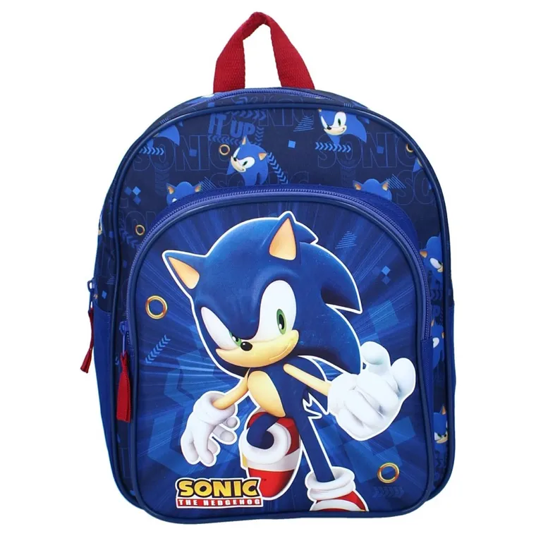 Sonic, Still Unstoppable, plecak dla przedszkolaka, niebieski