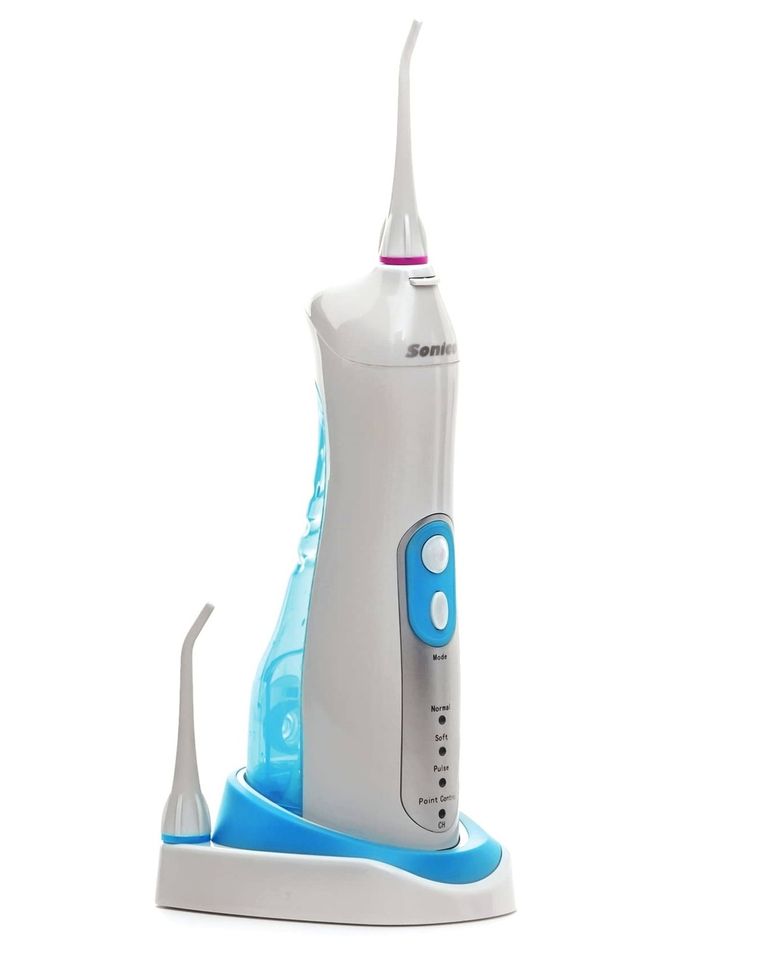 Sonico, irygator podróżny, 4 tryby pracy + 2 końcówki