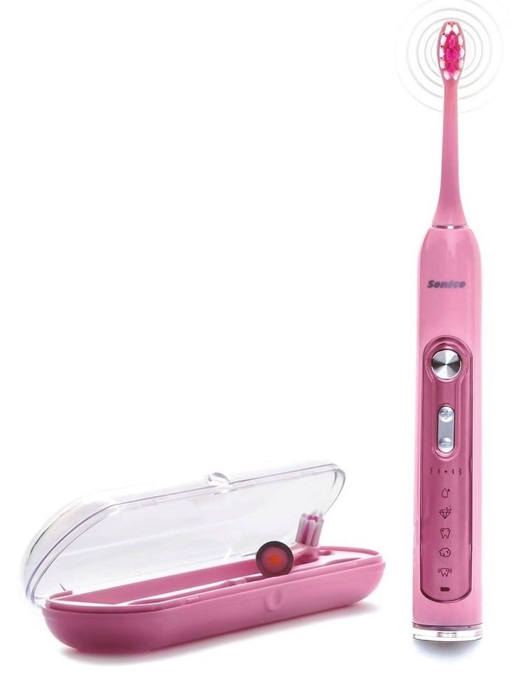 Sonico, Professional, szczoteczka soniczna, różowa