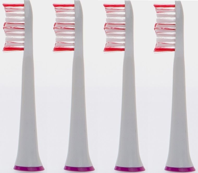 Sonico, Traveling HO-3, końcówki do szczoteczki, czerwone, 4 szt.