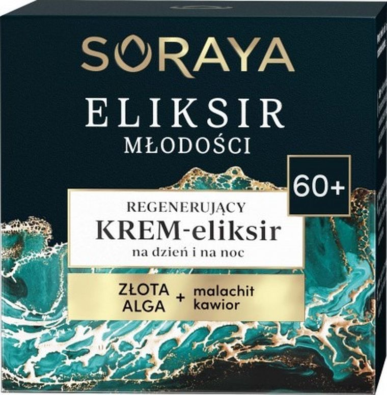 Soraya, Eliksir Młodości, 60+ regenerujący krem-eliksir na dzień i noc, 50 ml