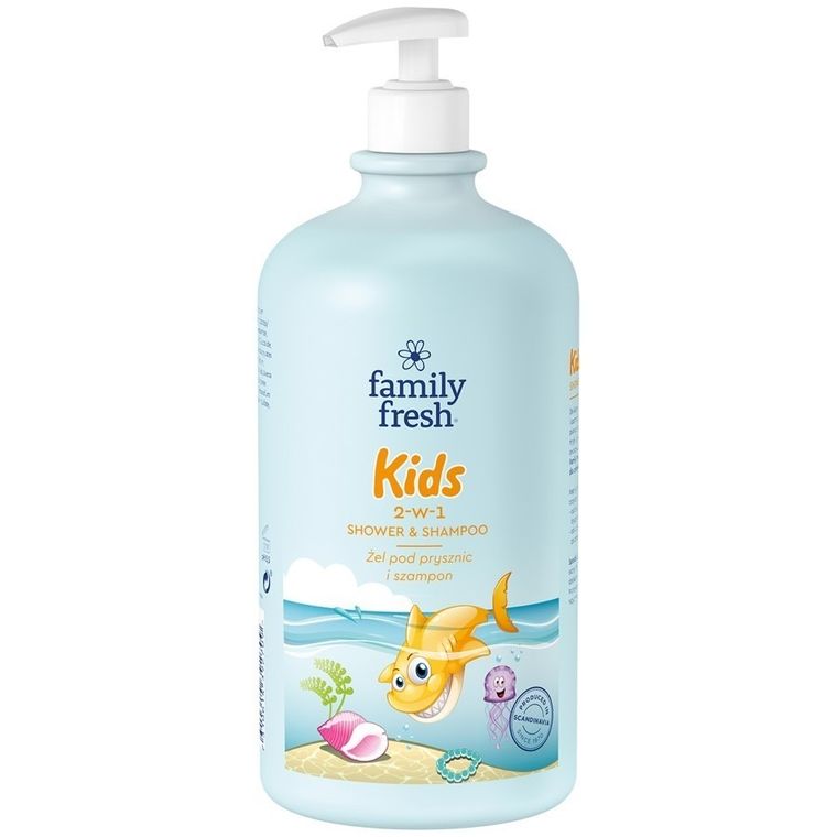 Soraya, Family Fresh, żel pod prysznic dla dzieci 2w1, 1000 ml