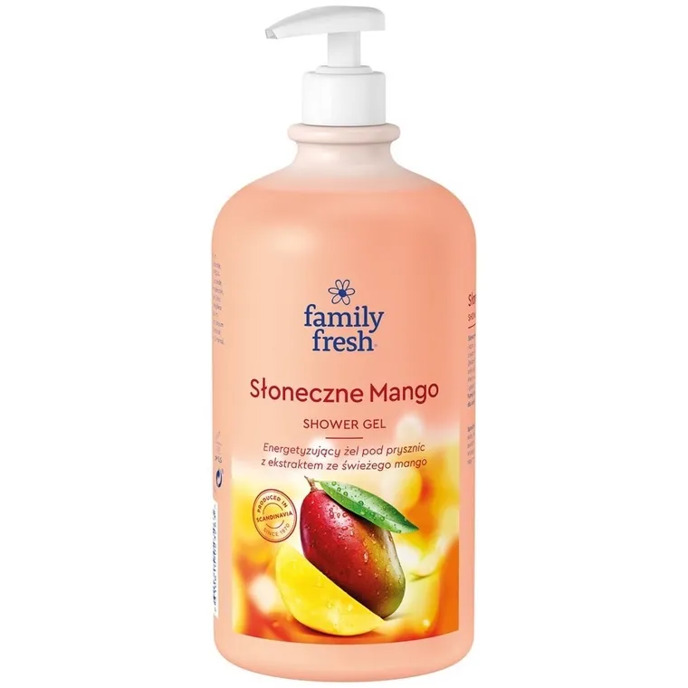 Soraya, Family Fresh, żel pod prysznic energetyzujący, Słoneczne Mango, 1000 ml