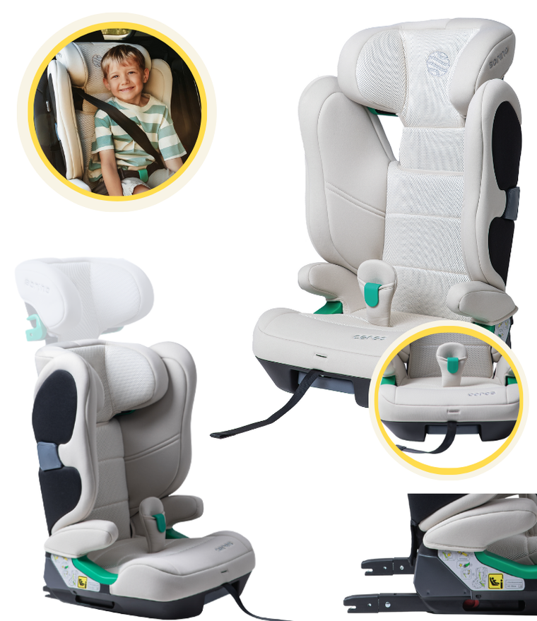 Sorino, Ceres, fotelik samochodowy, beige, 100-150 cm