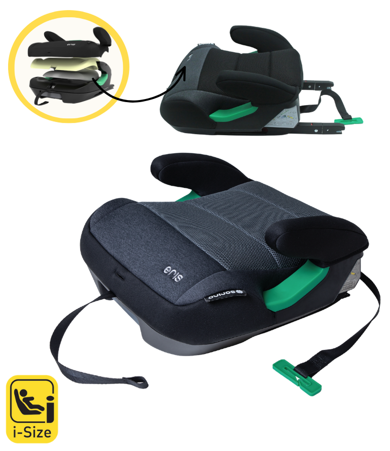 Sorino, Eris, podstawka samochodowa, dark grey, 125-150 cm