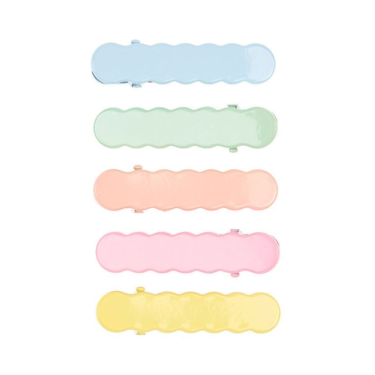 Souza! Ane, spinki do włosów, pastelowe fale, 5 szt.