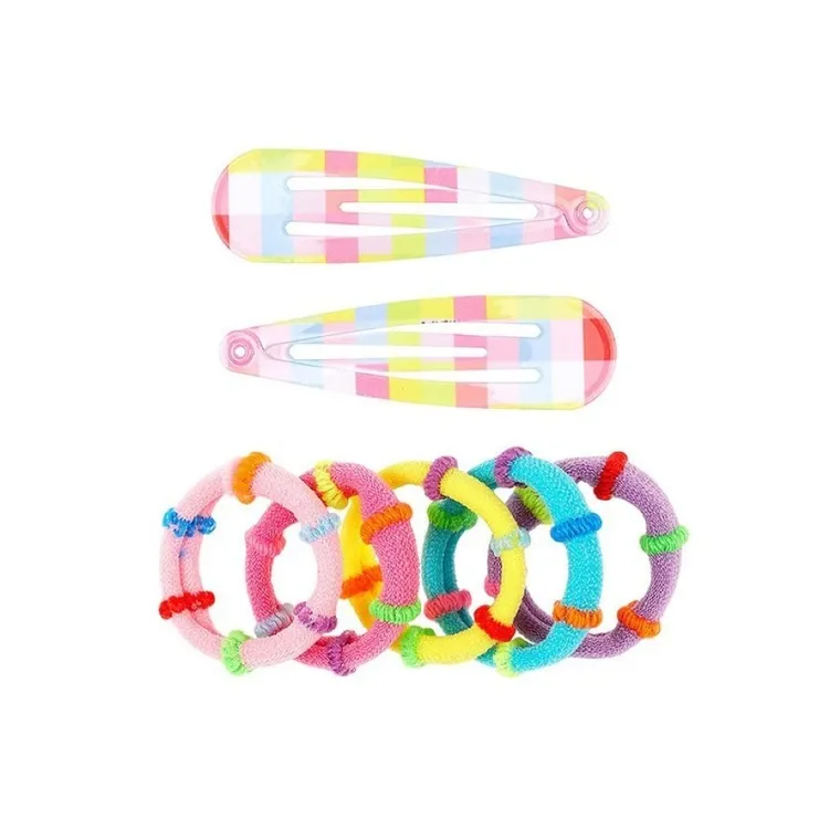 Souza! Beryl, tęczowe spinki i gumki do włosów, 7 szt.