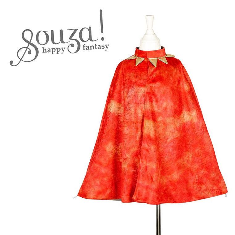 Souza! Król-Czerwony Smok, peleryna dwustronna, 4-7 lat