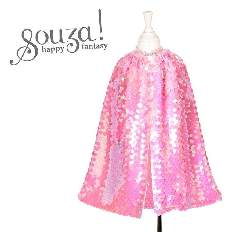 Souza! Laurence, peleryna z cekinami, różowa, 8-10 lat