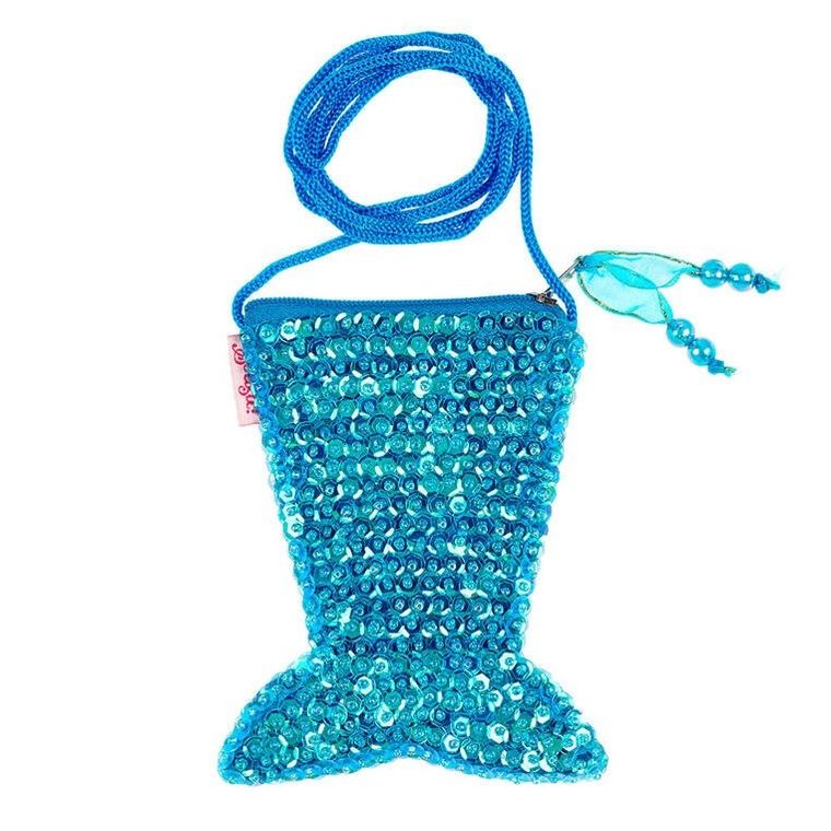 Souza! Merly, cekinowa torebka na ramię dla dzieci, syrenka, niebieska