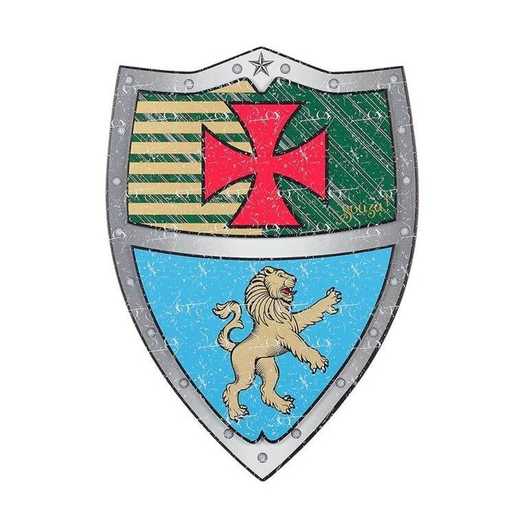 Souza! Ronald, tarcza rycerska z pianki EVA