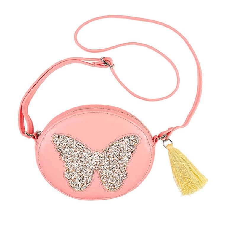 Souza! Rosalia, torebka na ramię z motylem, różowa