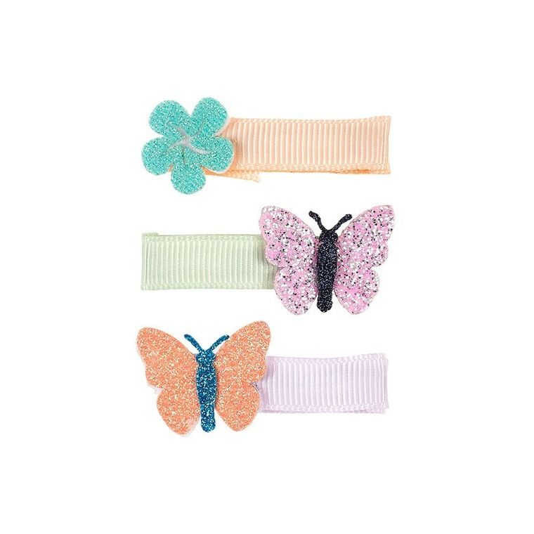 Souza! Yke, spinki do włosów, brokatowe motyle, 3 szt.