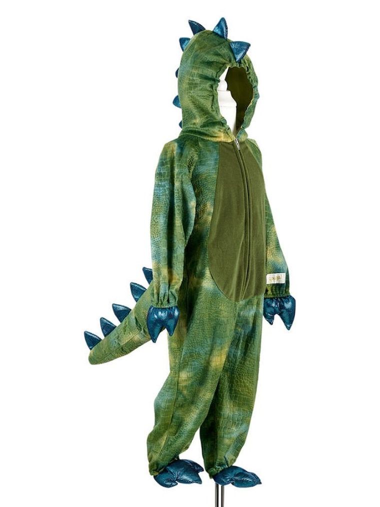 Souza! Zielony dinozaur Tyranozaur, kostium kombinezon kigurumi, 3-4 lata