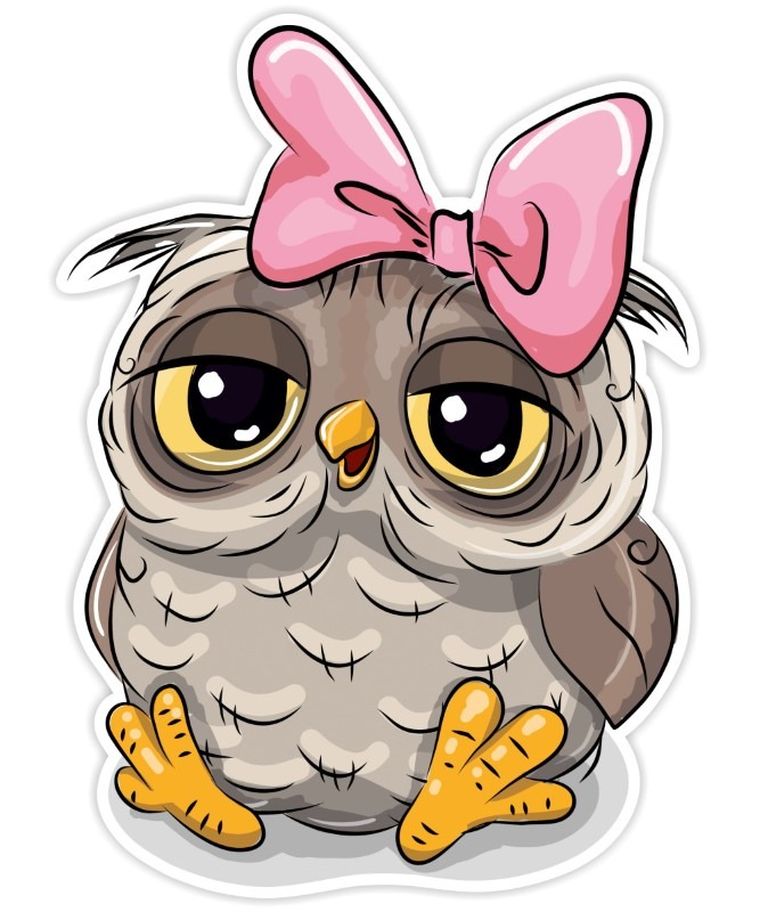 Sówka, dekoracja ścienna