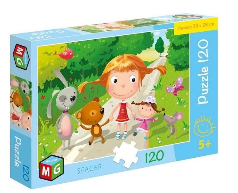 Spacer, puzzle, 120 elementów