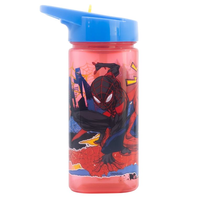Spider-Man, Bidon Square ze słomką, 510 ml