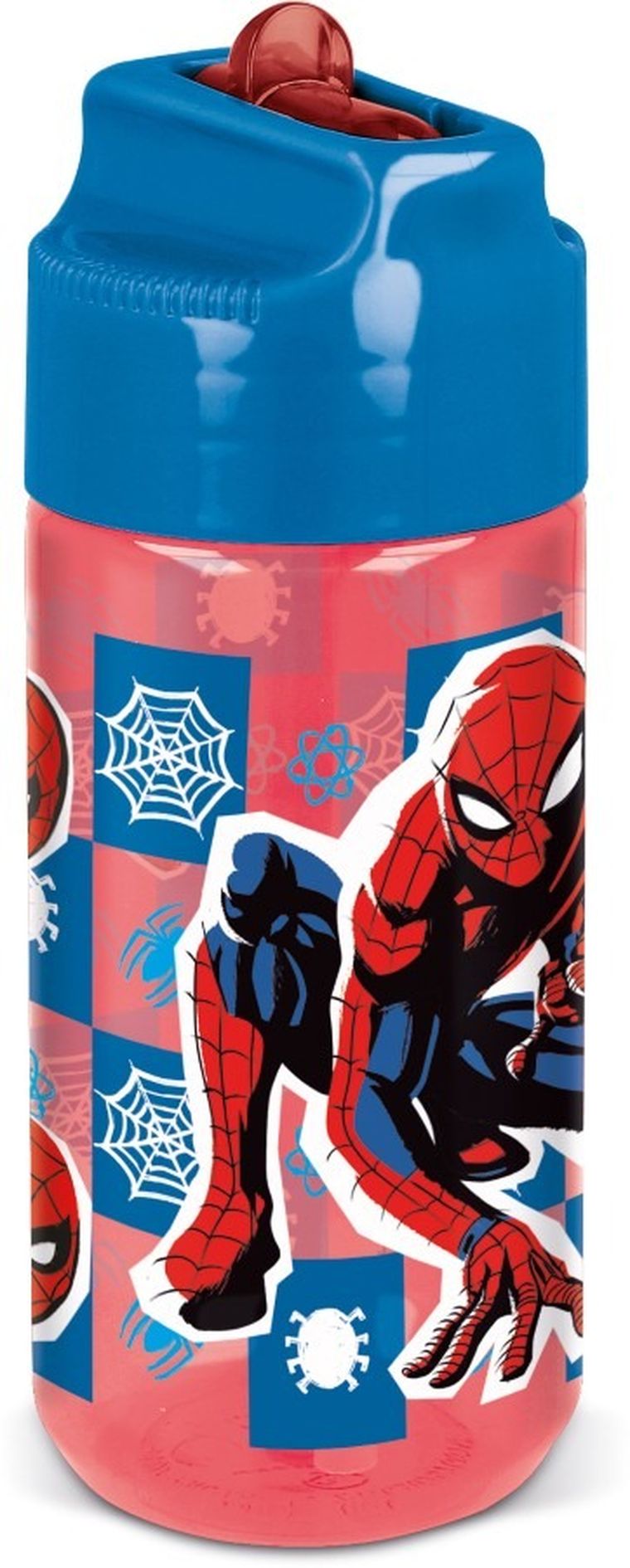 Spider-Man, butelka z wbudowaną słomką, 430 ml