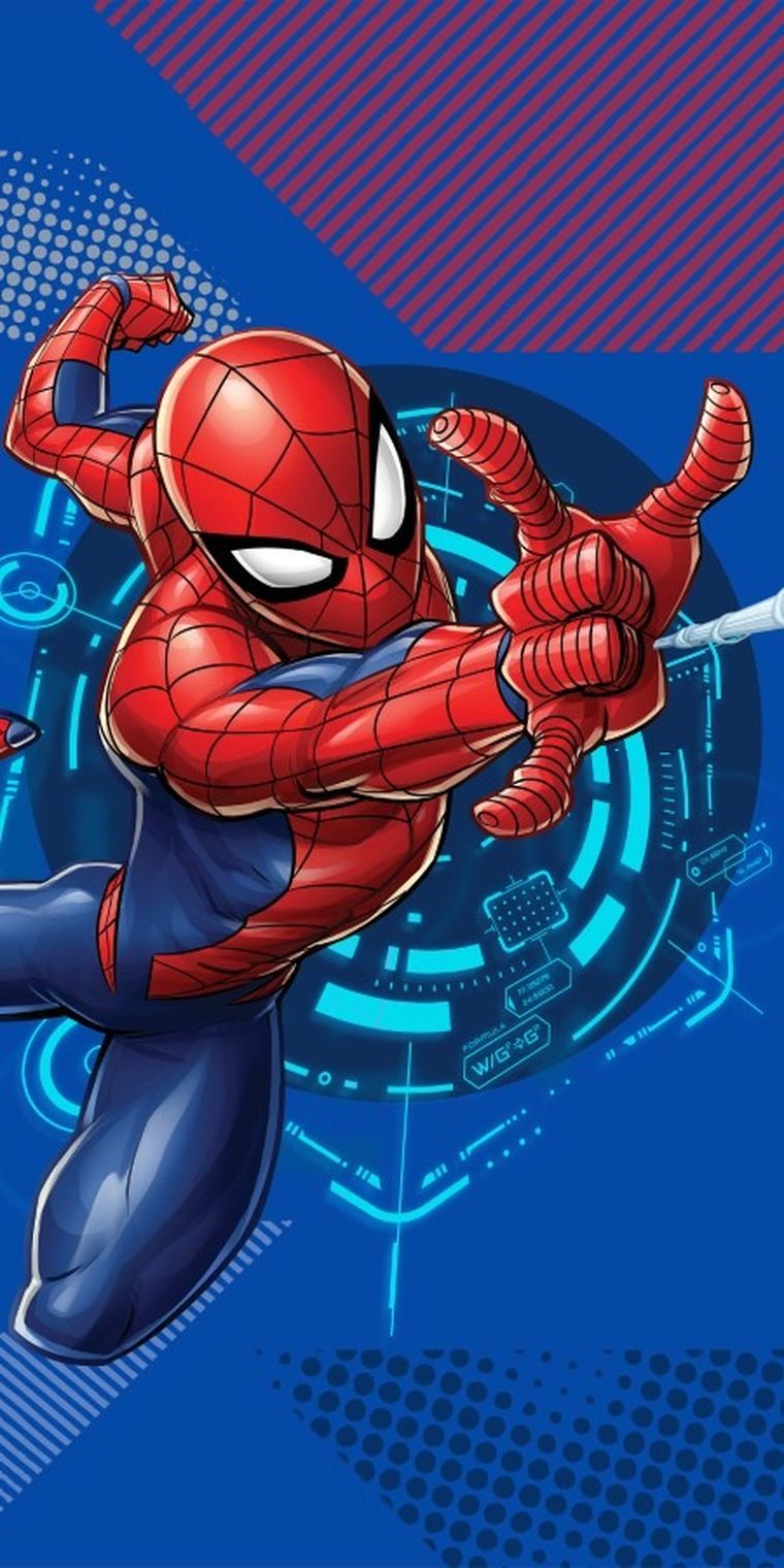 Spider-Man, ręcznik kąpielowy, plażowy, bawełniany, 70-140 cm