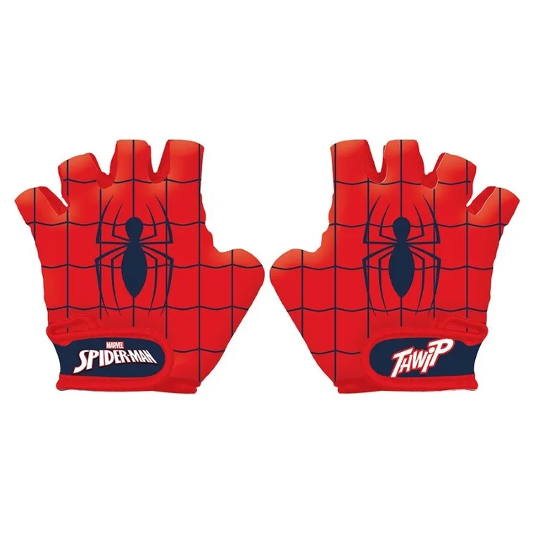 Spider-Man, rękawiczki rowerowe, rozmiar 4