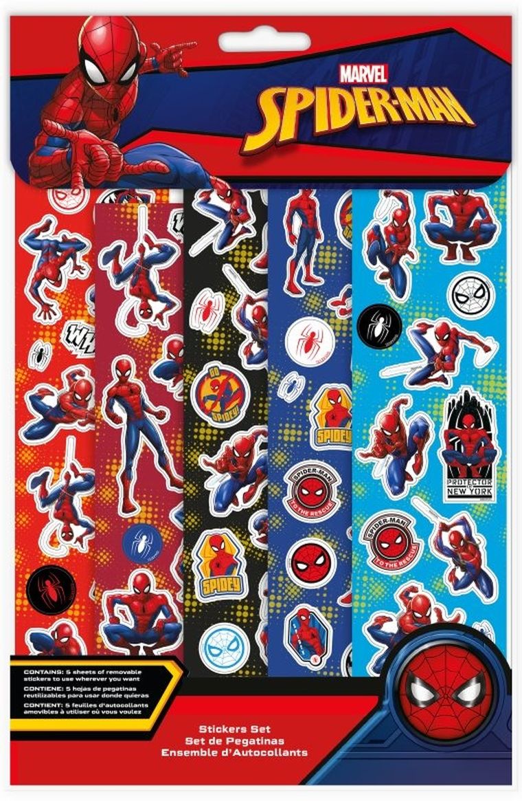 Spider-Man, zestaw naklejek